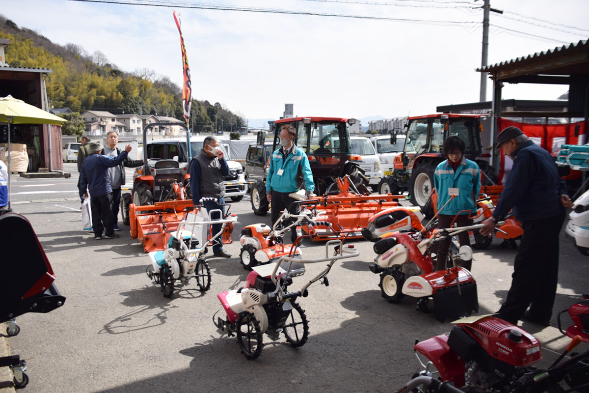 春の農機決算セール 新品耕耘機